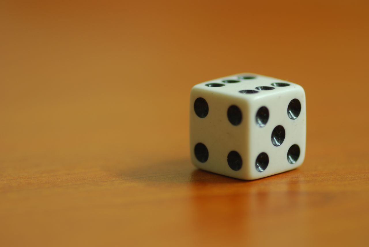A single, solitary, die. I don’t think I’ve ever seen an inanimate object look so sad before in my life. (image credit: Nazir Amin)