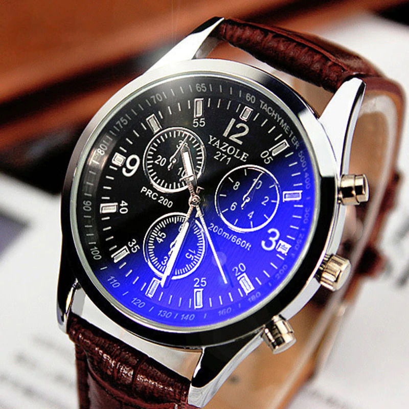 A cheap "YAZOLE"-brand aviator-style watch For $2, it’s probably decent value.
